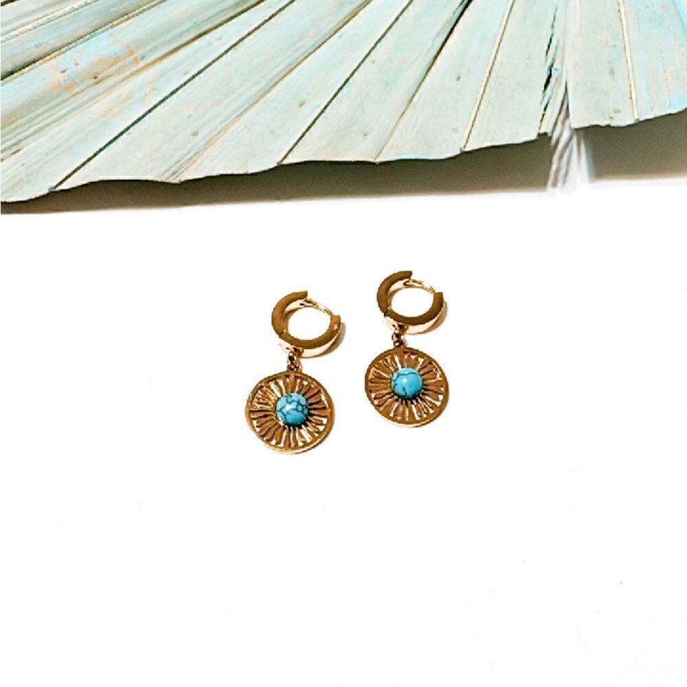 Boho hoop earrings  S653